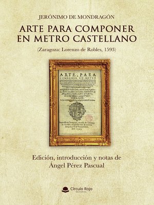 cover image of Arte para componer en metro castellano